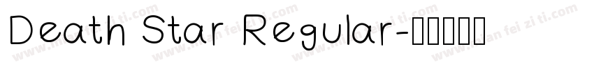 Death Star Regular字体转换